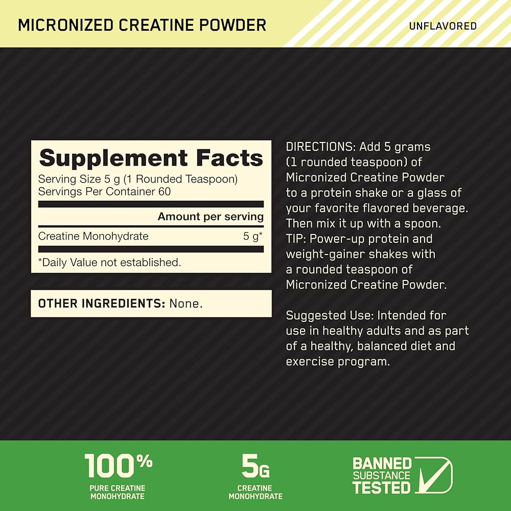 Optimum Nutrition (ON) Creatine Powder